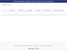 Tablet Screenshot of hospedalia.com.mx
